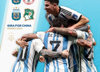 La selección argentina realizará una intrigante gira por China, enfrentándose a Nigeria y Costa de Marfil.