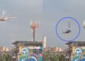 Impresionante registro desde el interior del helicóptero que sufrió un accidente en Colombia
