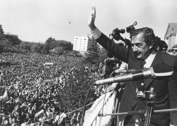 El histórico y polémico presidente argentino, Raúl Alfonsín