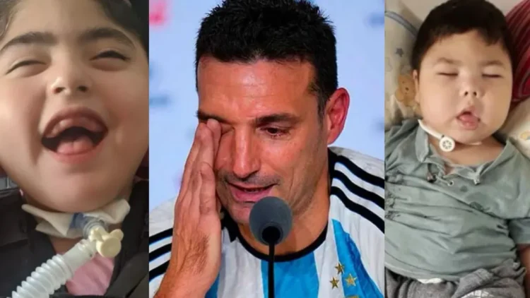 La historia conmovedora de Alma y Milo, dos hermanos con parálisis cerebral que impactaron a Lionel Scaloni